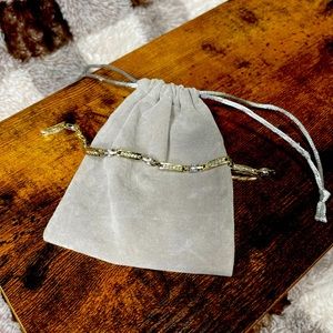 2 tone beautiful 14k gold and stunning white gold tennis bracelet